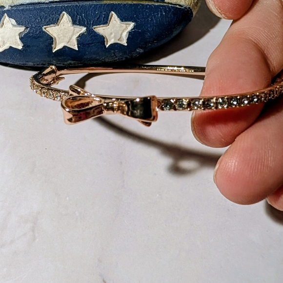 Kate Spade Elegant Rose Gold Bow Bracelet - Picture 6 of 7